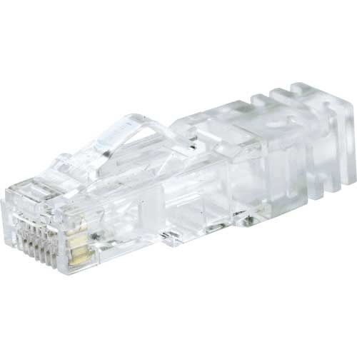 PANDUIT カテゴリ6A 細径ケーブル用モジュラープラグ AWG26単線・撚線 100個入り SP6X88SD-C