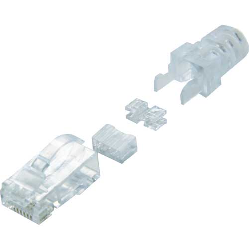 コーニング Cat6 RJ45モジュラープラグ (100個入) ( VOL-RJ45PLG-6SL ) コーニングインターナショナル(株) Cat5e⁄Cat6 RJ45 モジュラープラグ コーニング 通販モノタロウ