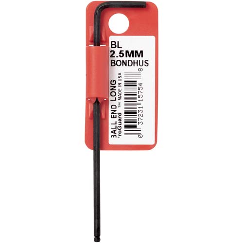 BONDHUS ボールポイント・L-レンチ ロング プロガード加工(黒染) 2.5mm BL2.5MM