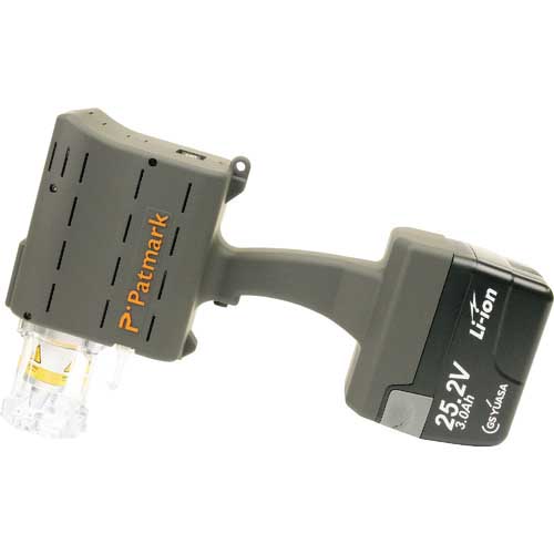 トーチョーマーキン 刻印機 Patmark-mini バッテリーセット ブラック PM-MINI-BA-BK