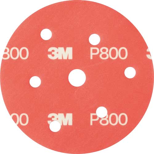 3M 足付けソフトディスク 穴あき 125mm径 #800 50枚入り A/SOFT DISC A800R