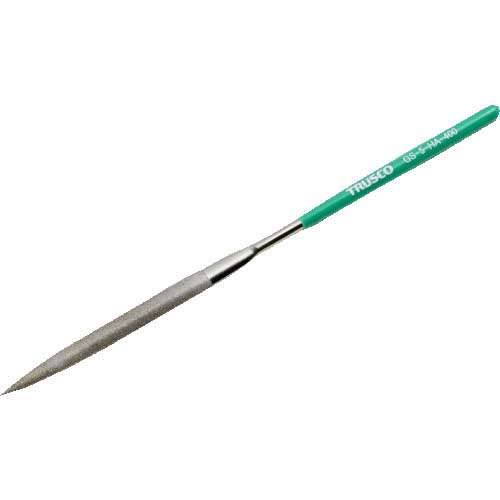 TRUSCO ダイヤモンドヤスリ 精密用#400 半丸 1本入 全長200mm(5本組サイズ) GS-5-HA-400