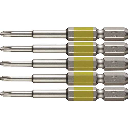 VESSEL 剛彩ビット 5本組 (片頭) アソート+1×65mm GS5P1065D