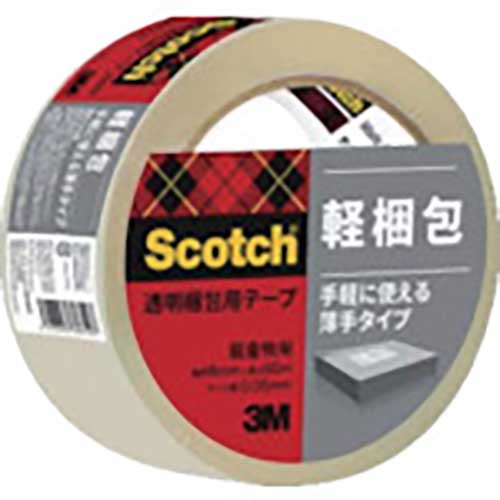 3M 透明梱包用テープ309SN 48mmX50m 軽量物梱包用 309SN