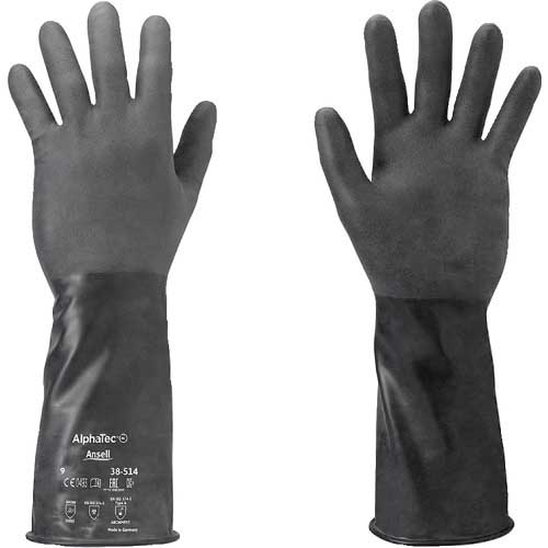アンセル 耐薬品手袋 アルファテック 38-514