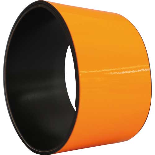 日東エルマテ 蛍光マグネットシート 50mm×1m オレンジ KMG-50OR