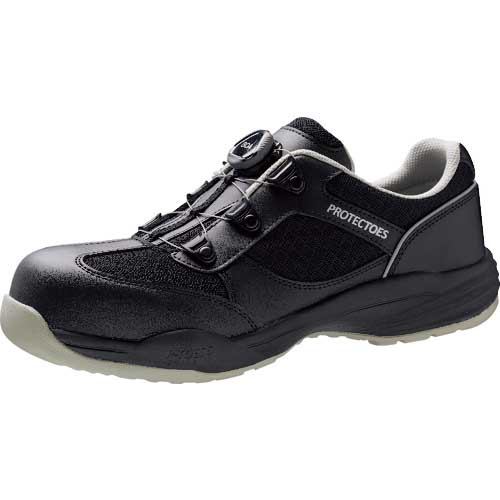 ミドリ安全 Boaシステム 小指保護プロスニーカー PF-117Boaブラック PF-117BOA-BK