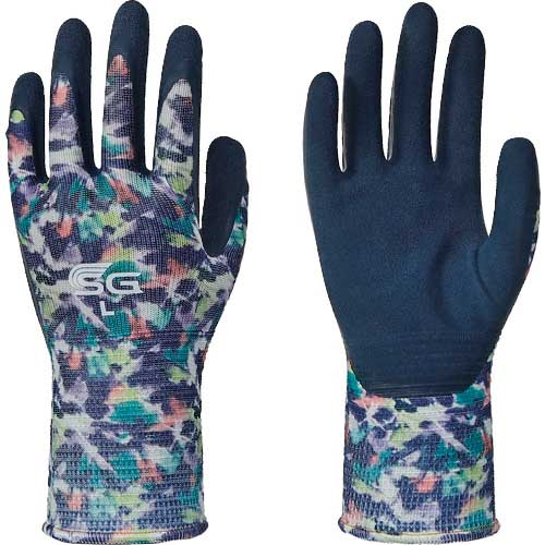 トワロン 天然ゴム背抜き手袋 SG-R ぼかし柄 SG-R