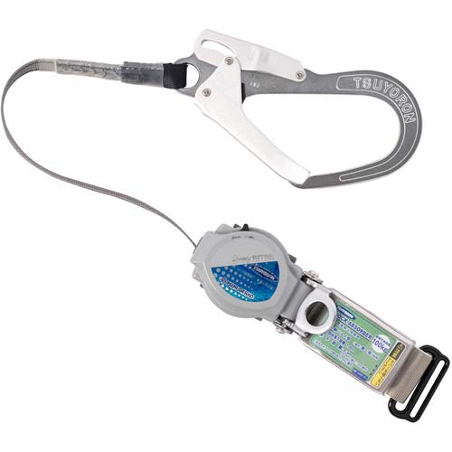 藤井電工 ツヨロン 胴ベルト用巻取式ランヤード2wayリトラ TBL-AR-TR-BP