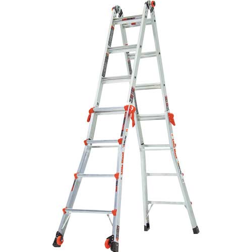 ハセガワ リトルジャイアント ヴェロシティ 伸縮式はしご兼用脚立