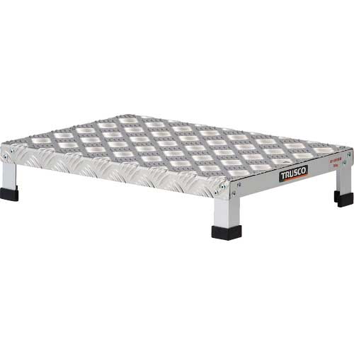 TRUSCO ローハイシステムステップ アルミ製足踏台 500X350XH100 LH-100A