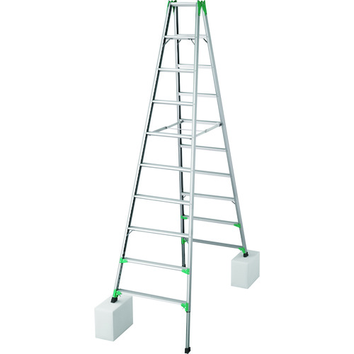 【廃番】ハセガワ 脚部伸縮式アルミ専用脚立 RYZ型 10段 RYZ1.0-30