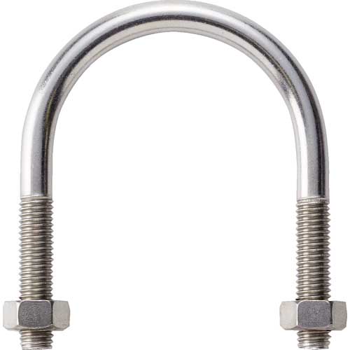 TRUSCO SGP用Uボルト SUS304 呼び径40A ねじ径M8 TSGP-BTM8-40A-S