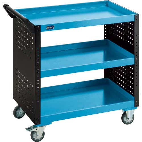 【廃番】HAZET ツールワゴン 3段 サイドパネル付き 167-3S