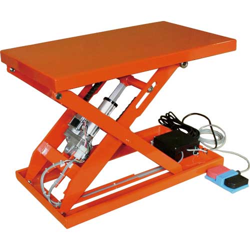 TRUSCO テーブルリフト100kg(電動Bねじ式200V)400×720mm HDL-L1047R-22