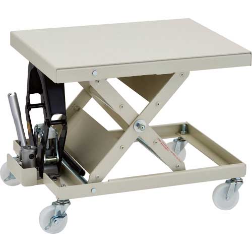 TRUSCO ローハイシステム リフター 油圧ジャッキ式 400X550 移動式 LHU-38-1