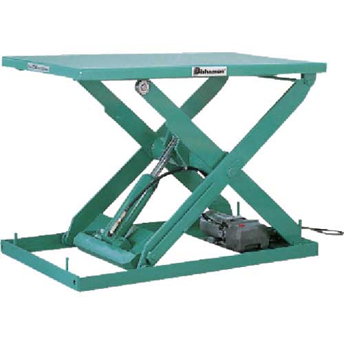 Bishamon テーブルリフト 3TON 均等荷重3000kg ストローク800mm テーブル寸法1300×700mm X30713-B