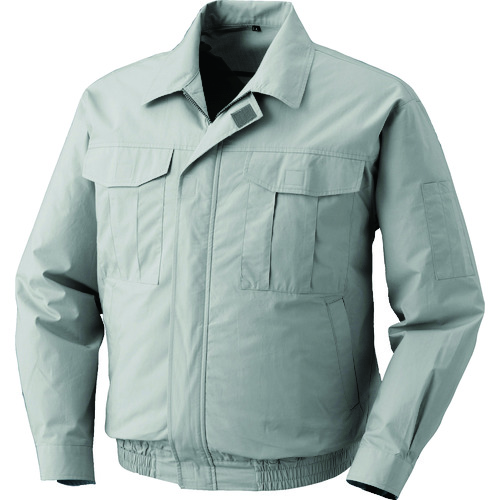 【廃番】空調服 綿薄手ワーク空調服 ワンタッチファングレー 大容量バッテリーセット 0550-G22