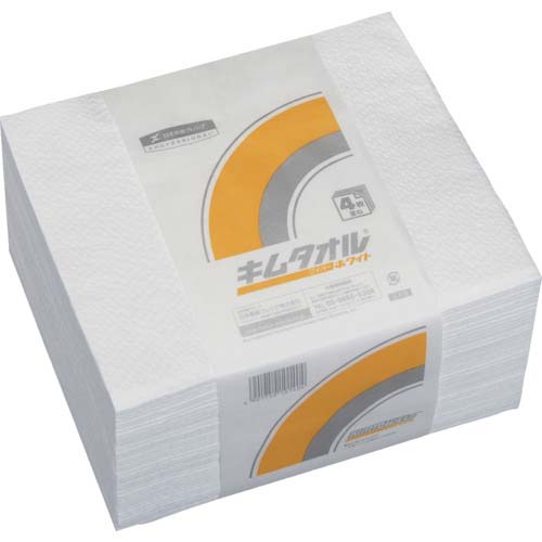 クレシア キムタオル ホワイト 4つ折り 61012