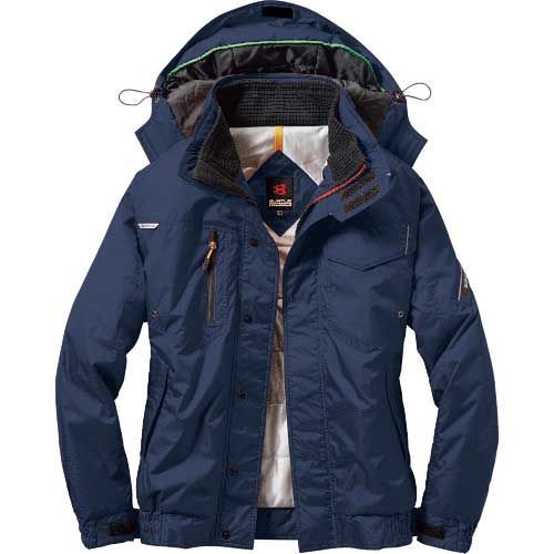 【廃番】BURTLE 防寒ジャケット 7210-3-L ネイビー