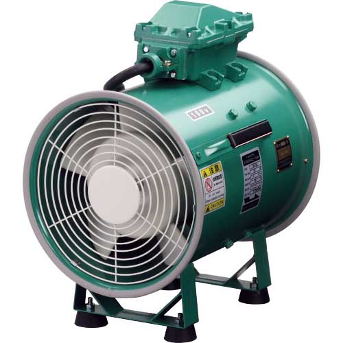 【廃番】鎌倉 ポータブルファン 耐圧防爆形 単相100V 本体+5mダクト MHD-30SF-5MDUCT-TSUKI