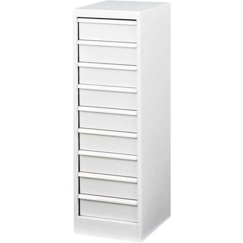 【廃番】ナカバヤシ 書類ケース アバンテV2フロアケース 深9段 マットホワイト AF-M9MW