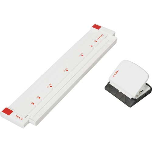 【廃番】カール 多穴パンチ ゲージパンチ ホワイト GP-2630-W