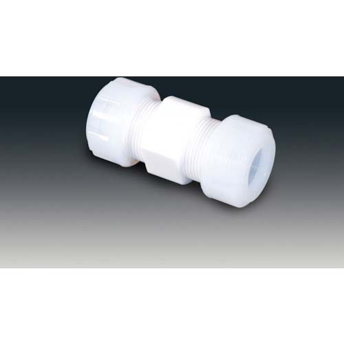 フロンケミカル チューブ継手(フッ素樹脂) PTFEスリーシール式I型ジョイント 6φ NR1089-001