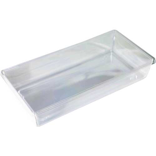 TRUSCO 【売切廃番】PET製超耐寒小型容器 97.5X195X35mm 透明 100枚 PETY-975195