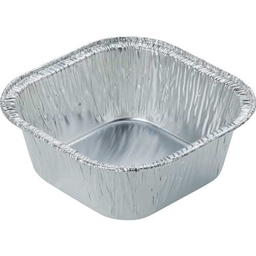 TRUSCO 使い捨てアルミ容器 角型 20枚入 S B2