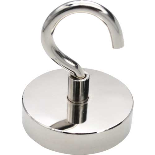 TRUSCO 【長期欠品】 強力マグネットフック 固定タイプ 63mm THM-63N