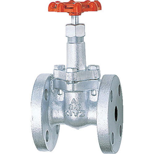 KITZ フランジ型ゲートバルブ(10K・ダクタイル鋳鉄) 呼び径B:2 10SMBF-50A