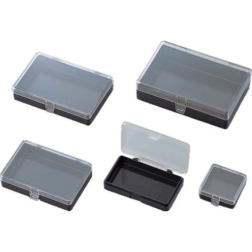 AS ヒンジ付角型ケース(導電+帯電防止)3N (30個入) 1-9408-23