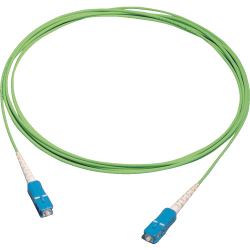【廃番】住友電工 両端SCコネクタ付GI(1G)単心コード コード色:若草 長さ5m 外径1.7mm エコ仕様 1-SC-SC-1G-5