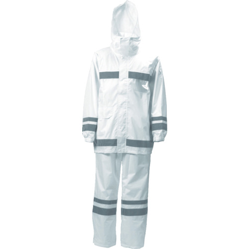 カジメイク 視認性レインスーツ イエロー L 3810-11-Lの通販｜現場市場