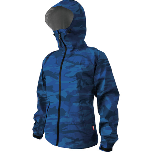 カジメイク ストレッチシールドジャケット ブルーカモ L 7570-45-L