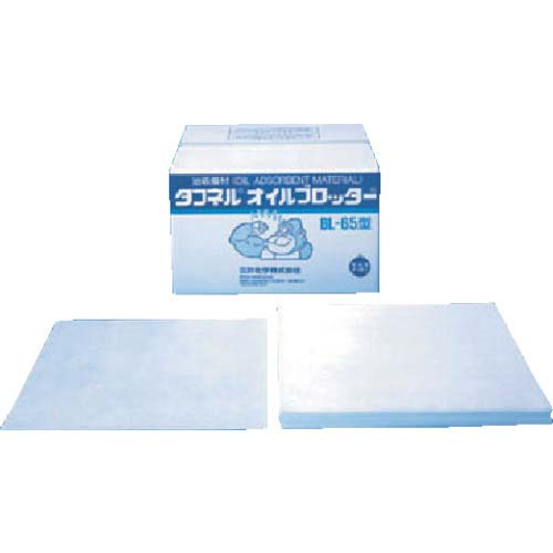 エム・エーライフ 油吸着材 タフネルオイルブロッター マット状 650x650mm 厚さ4mm (100枚入) BL-65