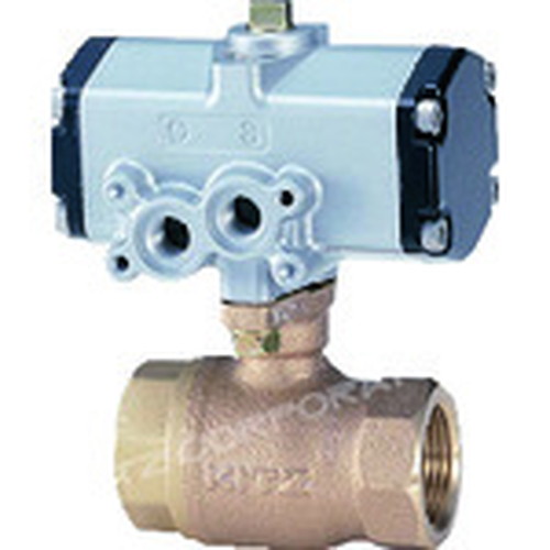 KITZ 青銅製小型空圧ボールバルブ(10K) 40A C-TE40A