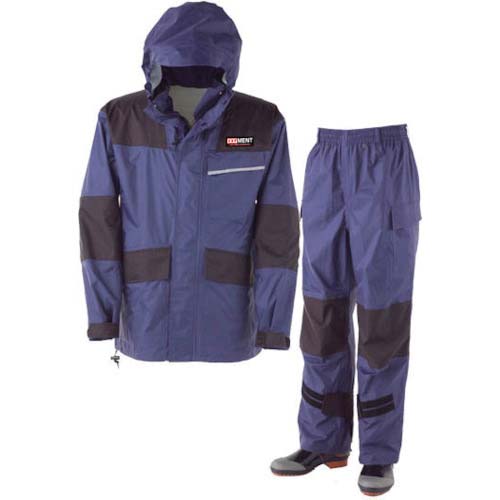 カジメイク 仕事合羽 ネイビー LL KM001-55-LL