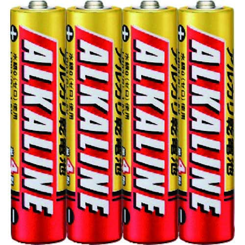 三菱電機 アルカリ乾電池 単4形 4本パック LR03R/4S