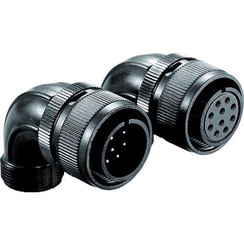 航空電子 配線用コネクタ 丸型MSコネクタ ライトアングルプラグ シェル32 配列記号32-7 NMS3108B32-7S