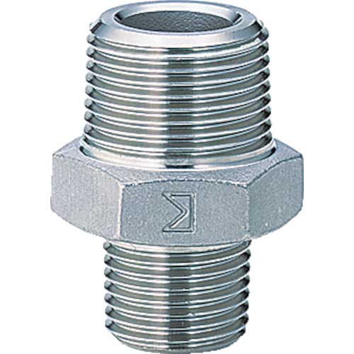KITZ ステンレス製径違い六角ニップル 10A×8A PRH1-10A
