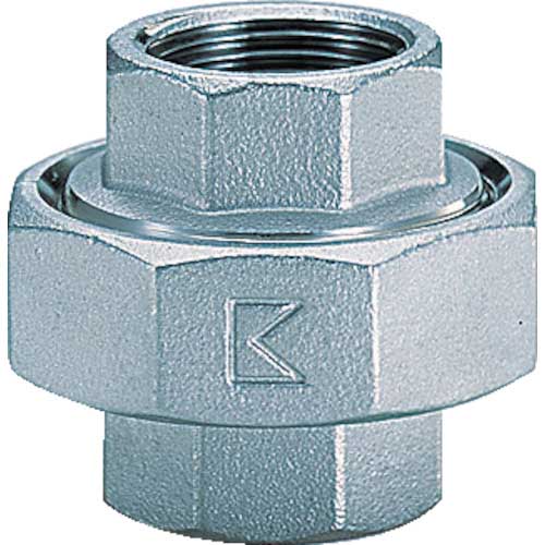 KITZ ステンレス製ユニオン呼び径20A (3/4インチ) PU-20A