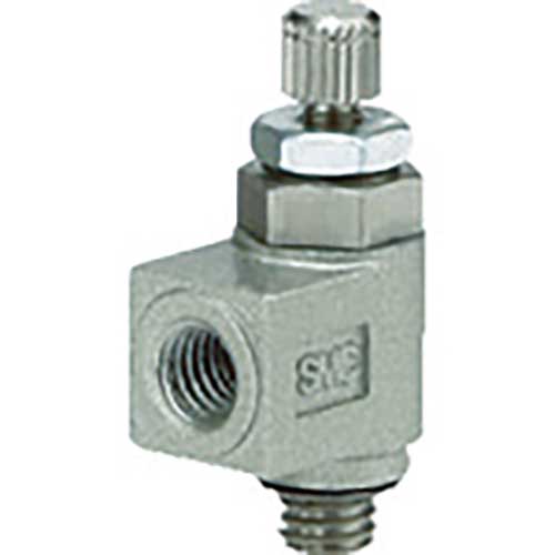 SMC スピードコントローラ シリンダ直結形 エルボタイプ クリーンシリーズ 10-AS1200