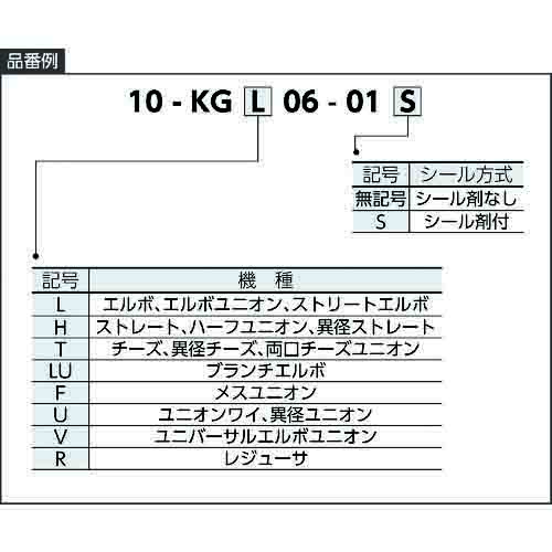 SMC ステンレスシリーズ-ユニバーサルエルボユニオン10-KG 10-KGV04-M5