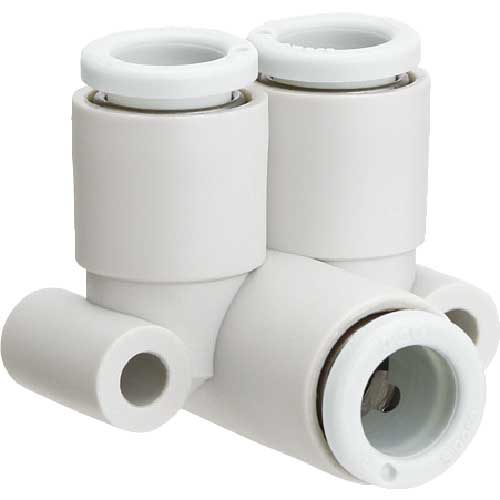 SMC ワンタッチ管継手-ブランチエルボ10-KQ2 10-KQ2LU06-00A