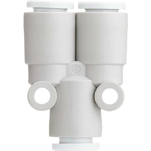 SMC ワンタッチ管継手-ユニオンワイ10-KQ2 10-KQ2U23-00A