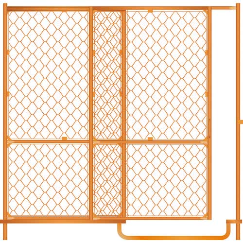 グリーンクロス オールネットフェンス スライド扉付1800×1800 1104520211