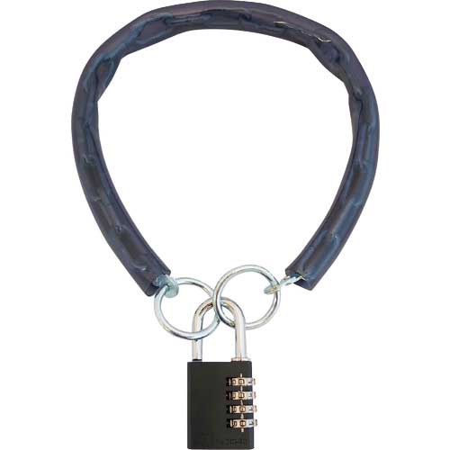 SOL 南京錠 チェーン&パドロックダイヤル錠タイプ600mm 3190-40S