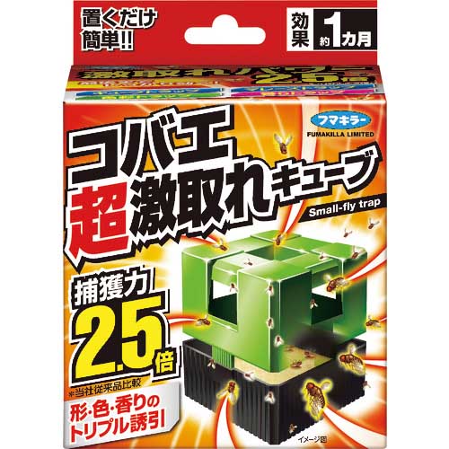 フマキラー コバエ超激取れキューブ 1個入 445039